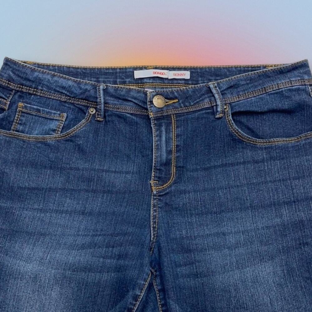 BONGO Women’s 15 (juniors) Skinny Blue Jeans